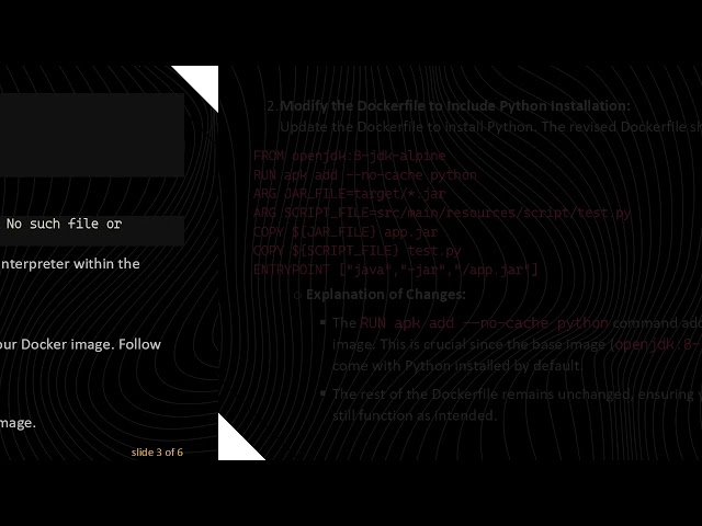 How to Run a Python Script in a Java Program Using Docker