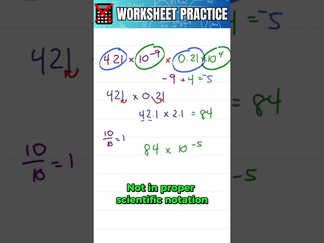 Quick Trick for Multiplying Scientific Notation Without a Calculator 🤯