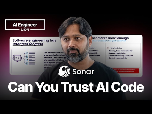 Can LLMs generate Enterprise Quality Code? — Prasenjit Sarkar, Sonar