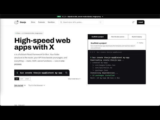 Building a Full-Stack React App with Bun & x (@thexjs) — Scaffold to Production