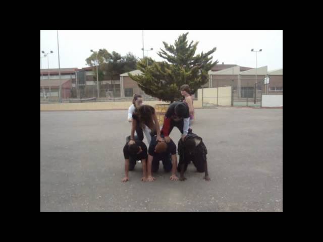 Coreografía de Acrosport 2ºD