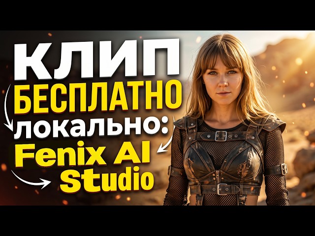 🚀 БЕСПЛАТНЫЙ КЛИП ЛОКАЛЬНО: Fenix AI Studio + Установка