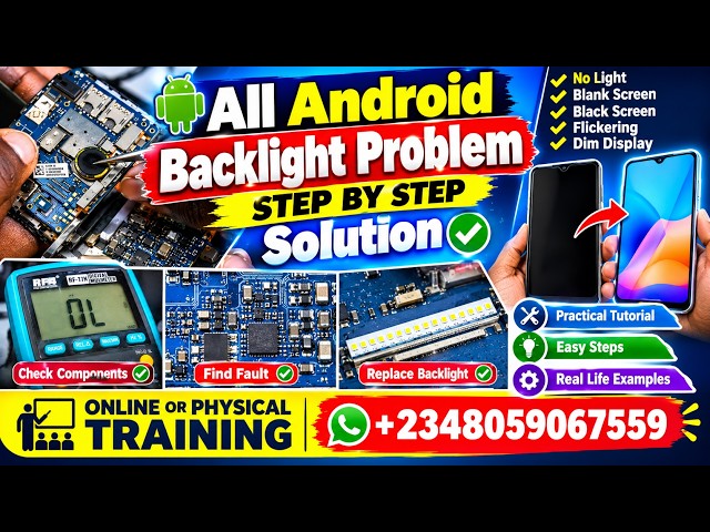 All Android Phone Backlight Or Screen Light Problem Solution