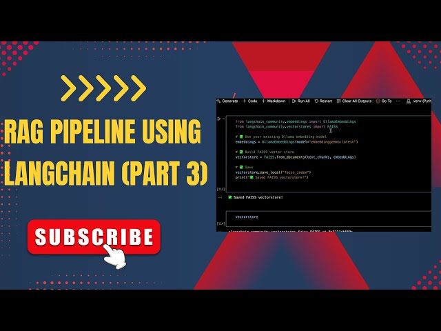 Implementing RAG Pipeline using LangChain | End-to-End Implementation(Part3)