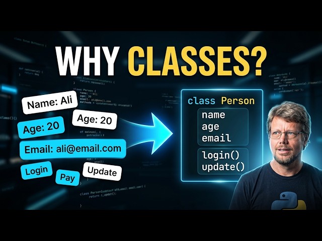 Why do Python developers create classes?