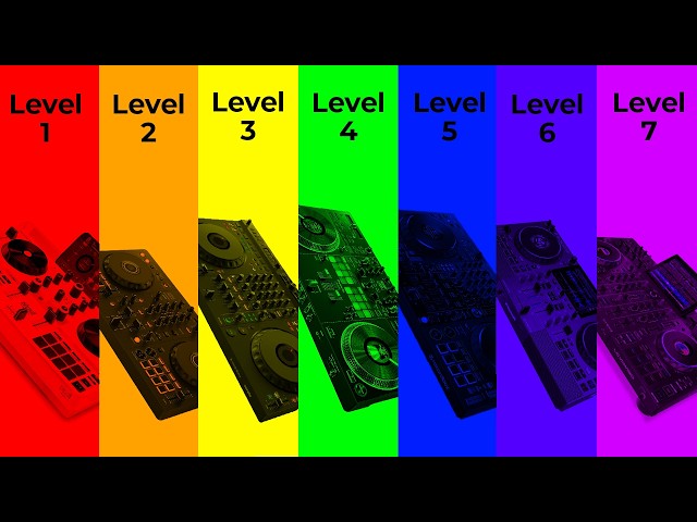 7 levels of DJ Controllers