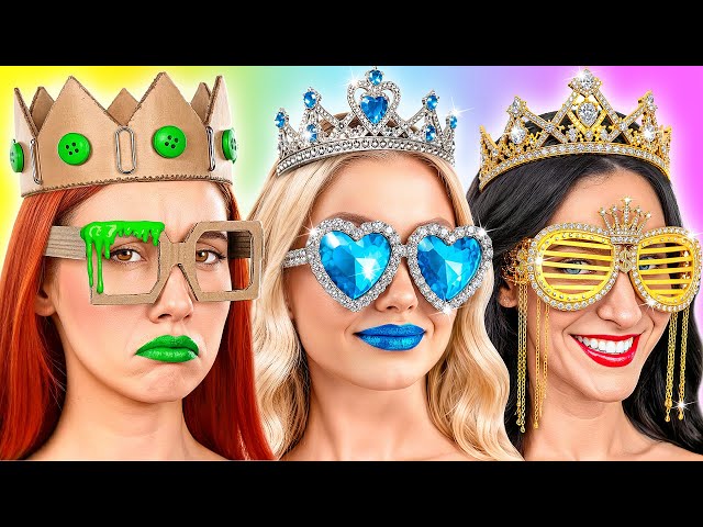 Rich vs Broke vs Giga Rich Girl in School | Cool Creative Hacks by Multi DO Smile