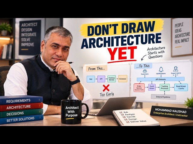 Stop Drawing Architecture Too Early | How Solution Architects Should Start
