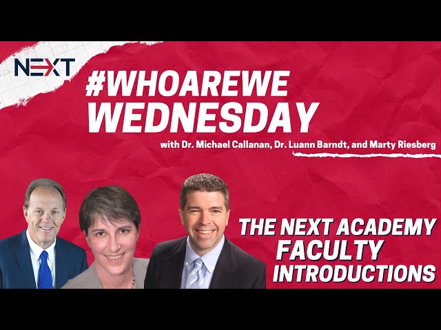 Next Academy Faculty Introduction