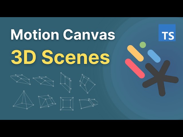 Motion Canvas: 3D rotation and rendering basics (TypeScript)