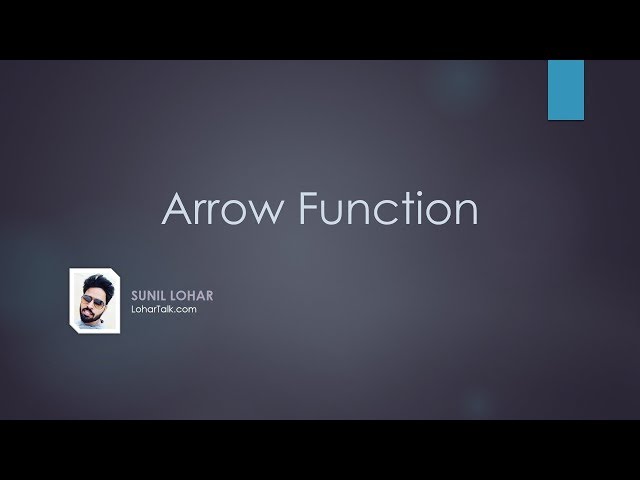TypeScript Fundamentals | 06 Arrow Function