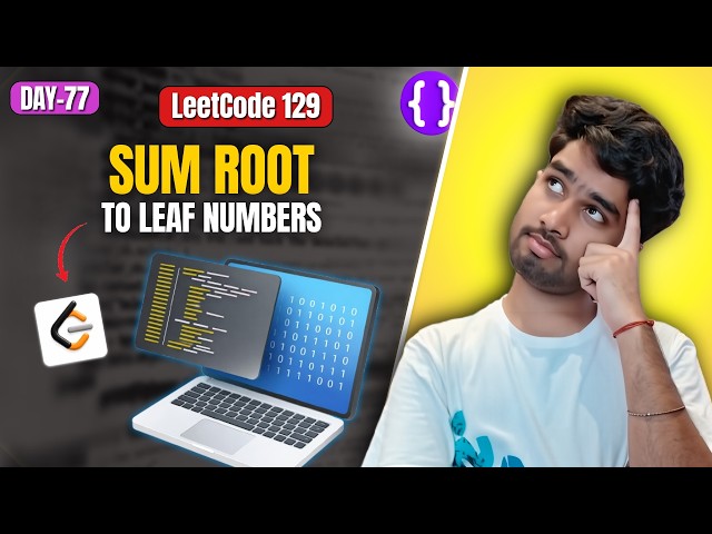 Day 77: LeetCode 129 Sum Root to Leaf Numbers | DFS + Recursion | Google | Meta | Top Interview 150
