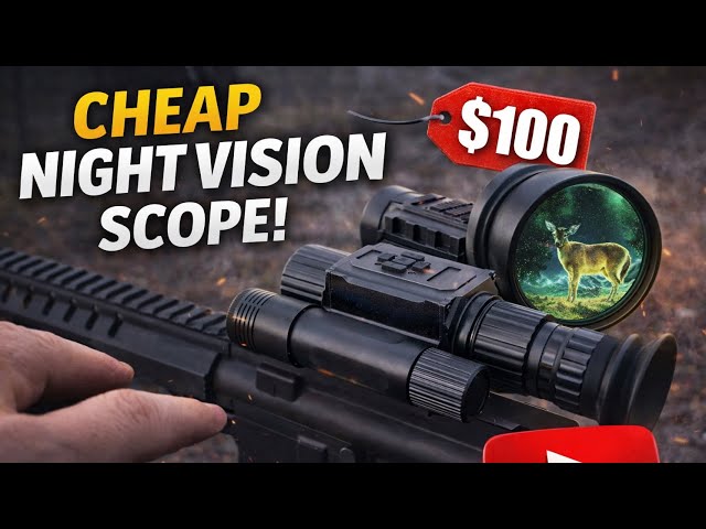 I bought the CHEAPEST Night Vision Scope! (UNDER $100)