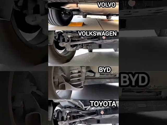 Which Suspension Handles The Bump Best: Volvo, VW, BYD Or Toyota? 👀🚗