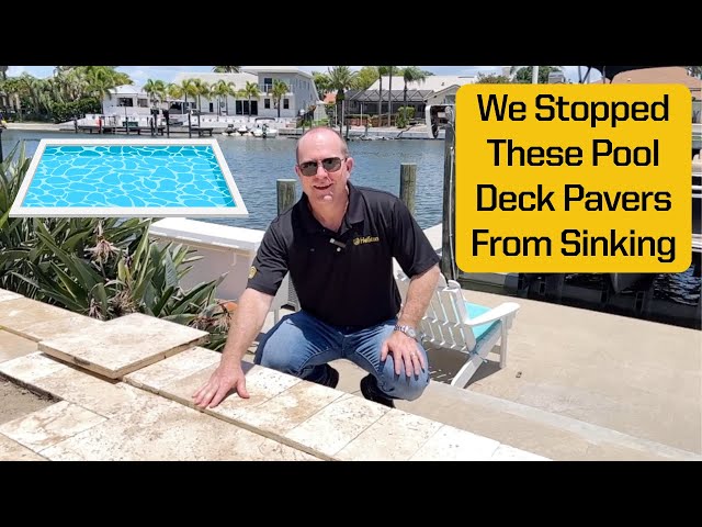 How to Repair Sinking Pool Deck Pavers - You Won't Believe What Happens Next!