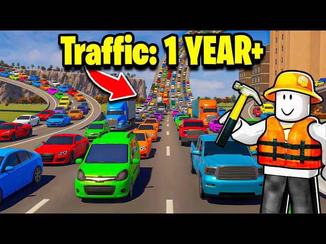 I Built the World's BIGGEST Traffic Jam in City Skylines! (and literally broke the game)
