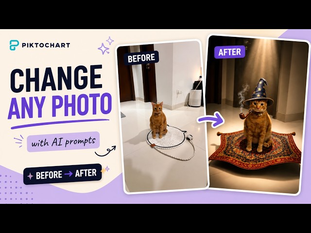 Edit Any Photo with a Prompt | Piktochart AI Image Modifier