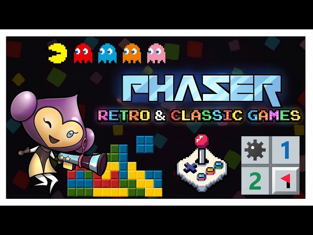 👾 9 Retro & Classic Games Made with Phaser | Compilation