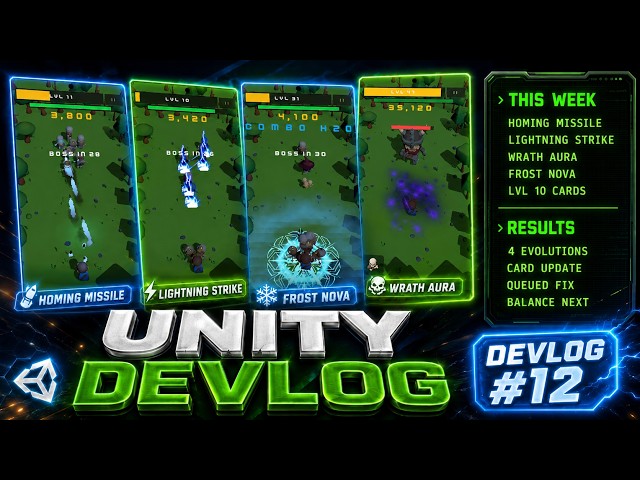 Adding More Weapon Evolutions in My Unity Game | Devlog #12