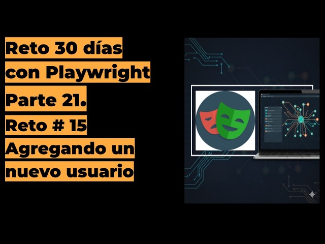 🚀 30-Day Automation Challenge with Playwright | Day 15: Add a new user #playwright