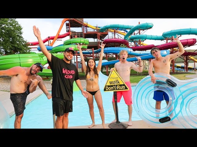 TAKING OVER A WATERPARK! w/ Sam, Colby, Corey & Andrea