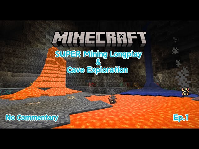 5 Hours of Minecraft Longplay - Cave Exploration and Ore Mining - No Commentary - 1.20 - Ep.1