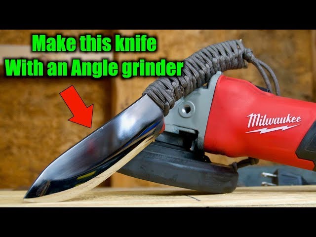 Knife Making - Make A Knife With An Angle Grinder And Basic Hand Tools