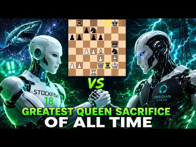 World Champion Stockfish 18 Sacrificed His Queen To Checkmate Obsidian In 25 Moves