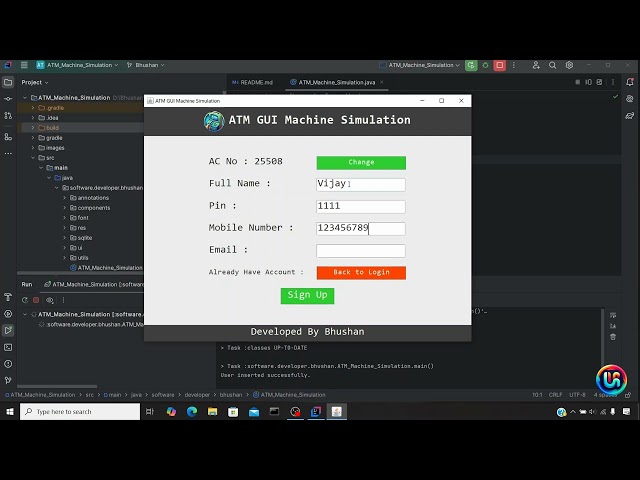 🚀 ATM Machine Simulation using Java Swing & SQLite