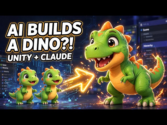 I Built a Merge Game in Unity Using AI + Claude | Dinosaur Game Development | Part 1