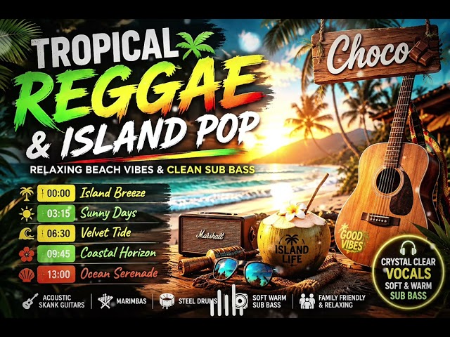 TROPICAL REGGAE & ISLAND POP Relaxing Beach Vibes & Clean Sub Bass