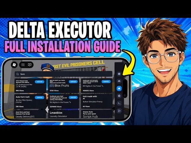 Delta Executor LATEST iOS & Android - Download Delta Executor Mobile (NO KEY) Tutorial
