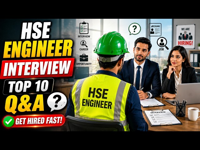 HSE Engineer Interview Questions and Answers | Top 10 Interview Question & Answer for HSE Engineer
