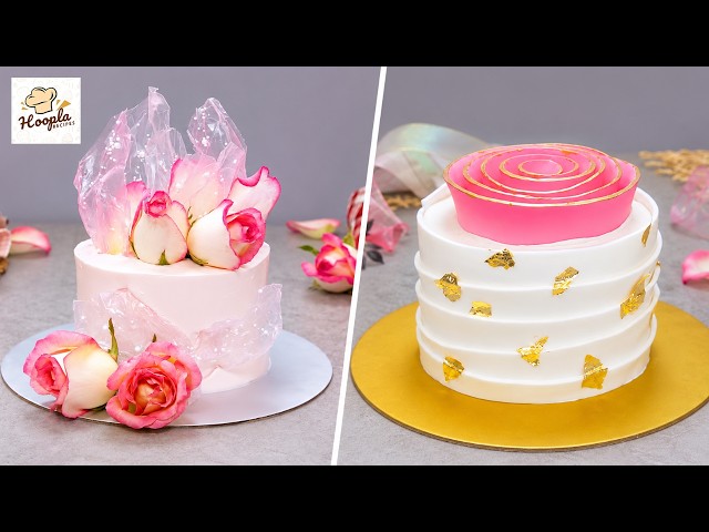 Beautiful Rose & Rice Paper Sails Cakes | Elegant Cake Decorating Ideas | Hoopla Recipes