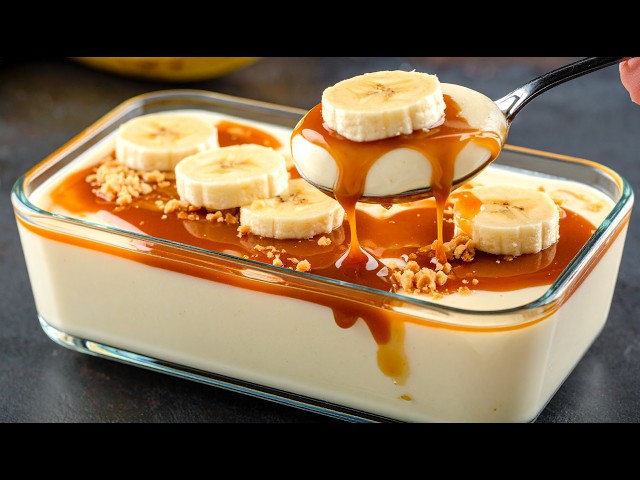 Just milk and banana! Brilliantly simple! The best Italian dessert that everyone loves!