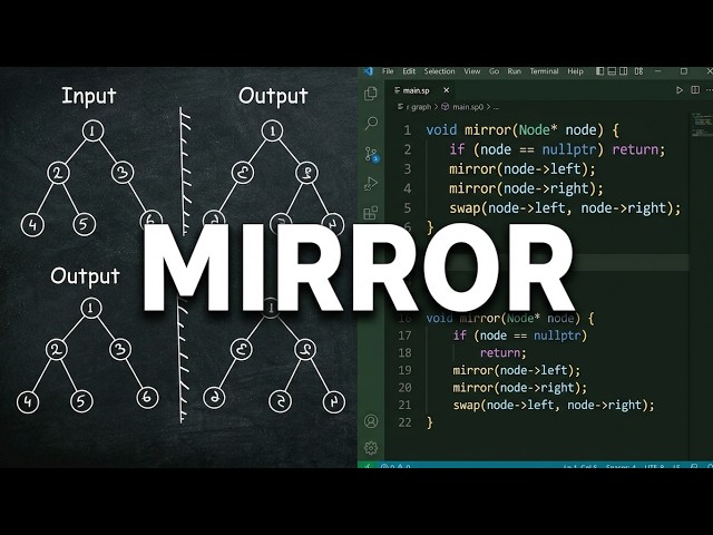 Convert Binary Tree to its mirror image || @RKInternationalAcademy