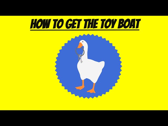 Untitled Goose Game How To Get The Toy Boat (Quicktips)