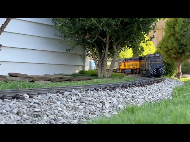 Update on my outdoor G Scale train layout, gone bad.