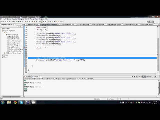 Java Programming - Grade Calculator