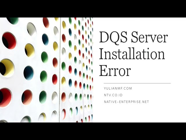 DQS Installation Error: Locale identifier is not supported by SQL Server
