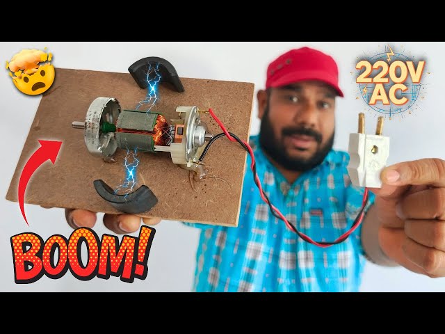 Amazing Experiment with Dc Motor | How does an Electric Motor work?
