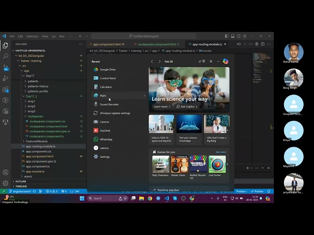33 Day 17 | Route Param in angular | Part 4 | 28 Feb 2024