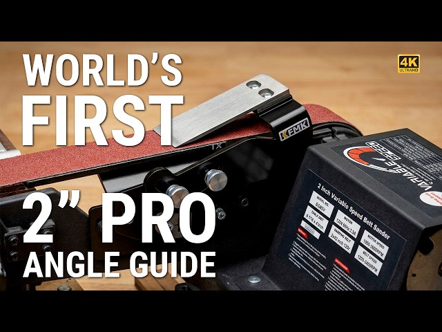 The MAGIC Sharpening Combo! New 2” Angle Guide + Bucktool + Ceramic Belts [4K]