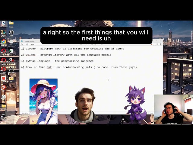 The first things you will need to download for your Ai chatbots/agents