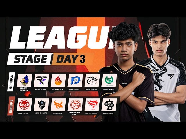 [🔴LIVE ] BATTLE OF ELITE | LEAGUE STAGE DAY×3 | CREWX OFFICIAL @Blade_On_Top