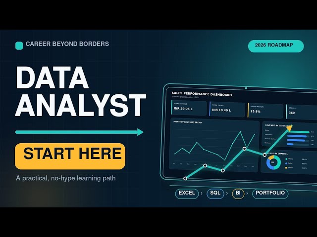 Data Analyst Roadmap 2026: Switch Careers with Excel, SQL, Power BI & AI