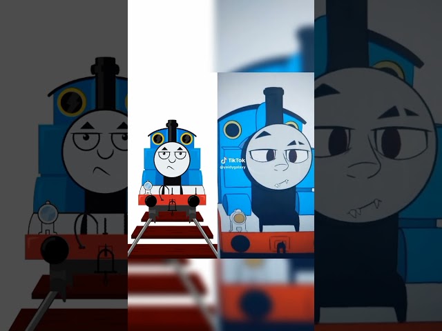 Thomas is so super creepiest 😱⚠️ #thomasanimation