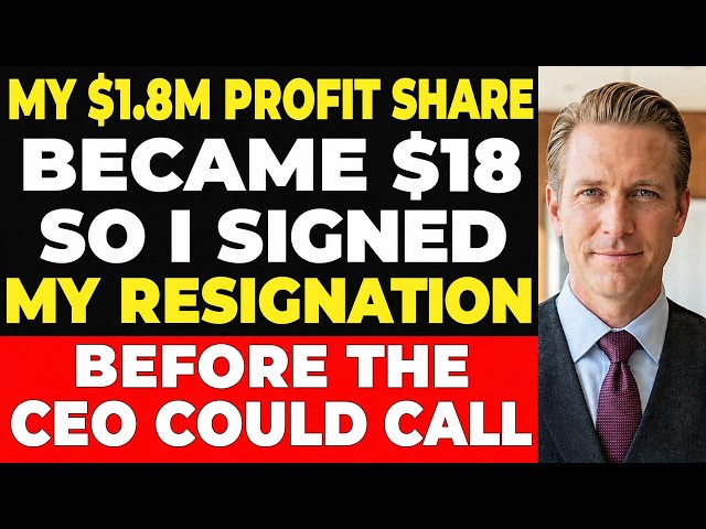 My $1.8 Million Profit Share Became $18—So I Packed My Box Before My CEO Could Call the Meeting