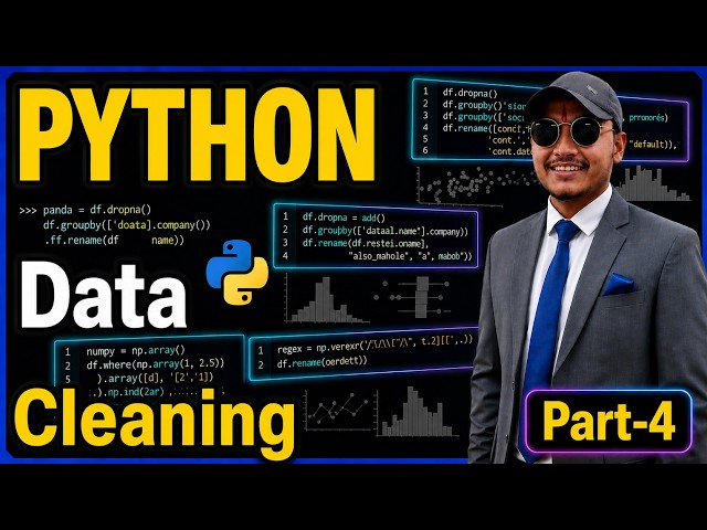 Python Data Cleaning Project – Part 4 | Complete Data Cleaning with Pandas | Beginner to Advanced