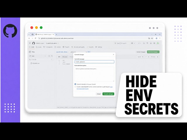 How to Keep Environment Secrets Out of GitHub Repos (Block Secret Exposure)